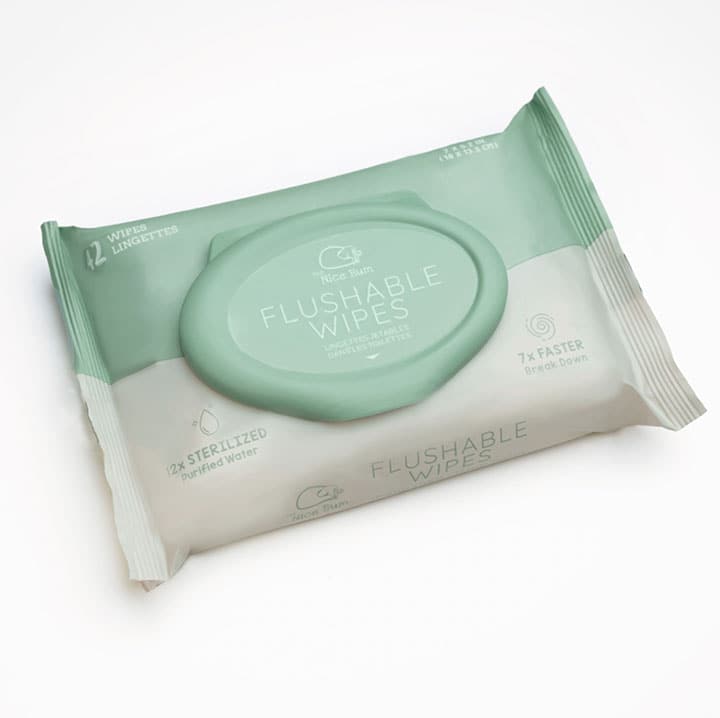 The Nice Bum - Purist Flushable Wipes